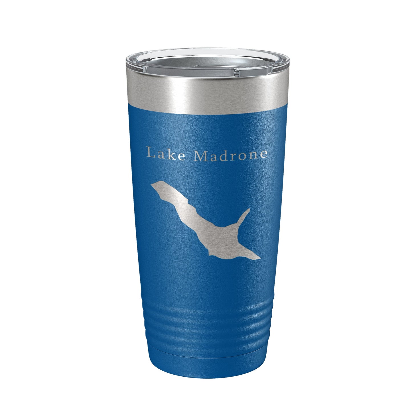 Lake Madrone Map Tumbler Travel Mug Insulated Laser Engraved Coffee Cup California 20 oz