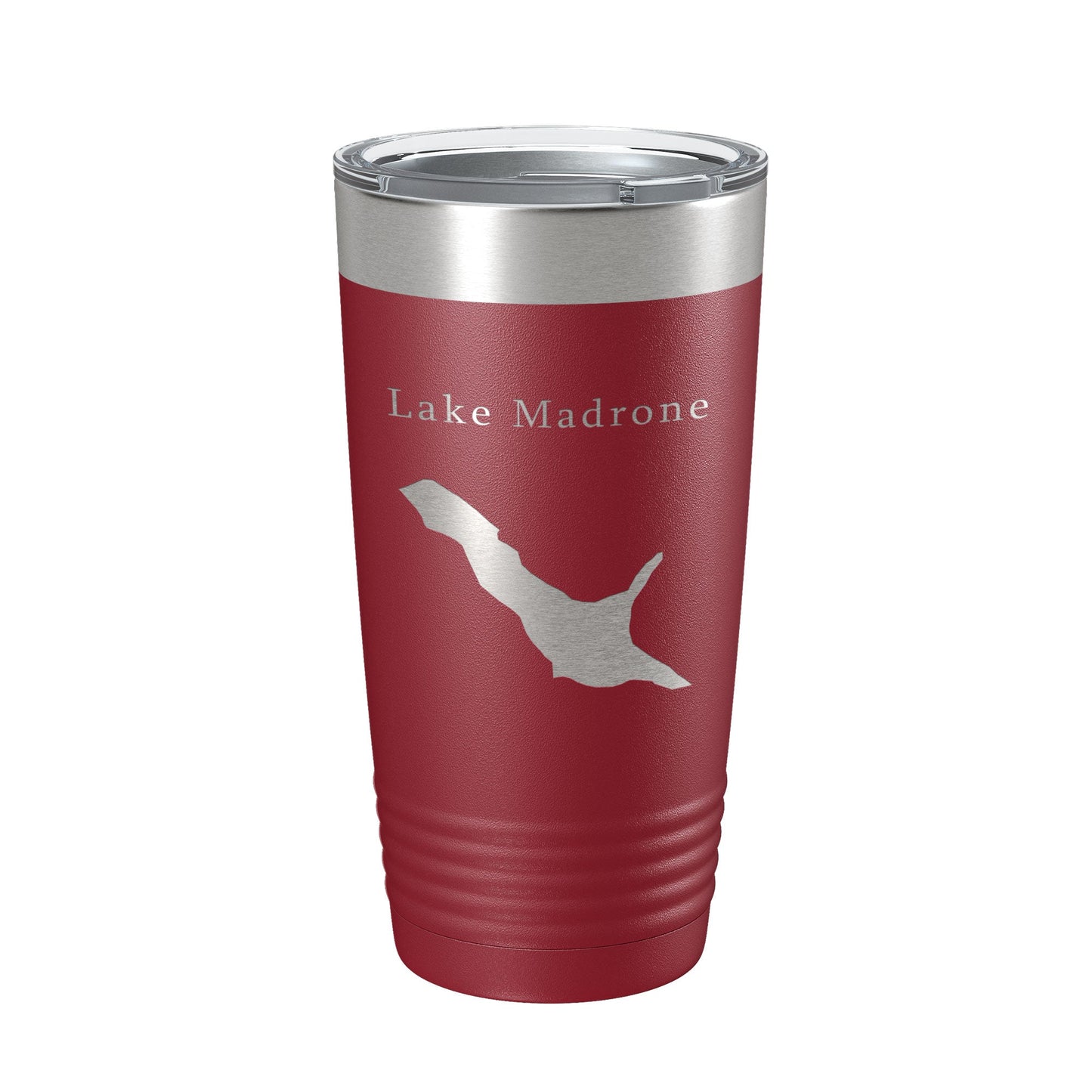 Lake Madrone Map Tumbler Travel Mug Insulated Laser Engraved Coffee Cup California 20 oz