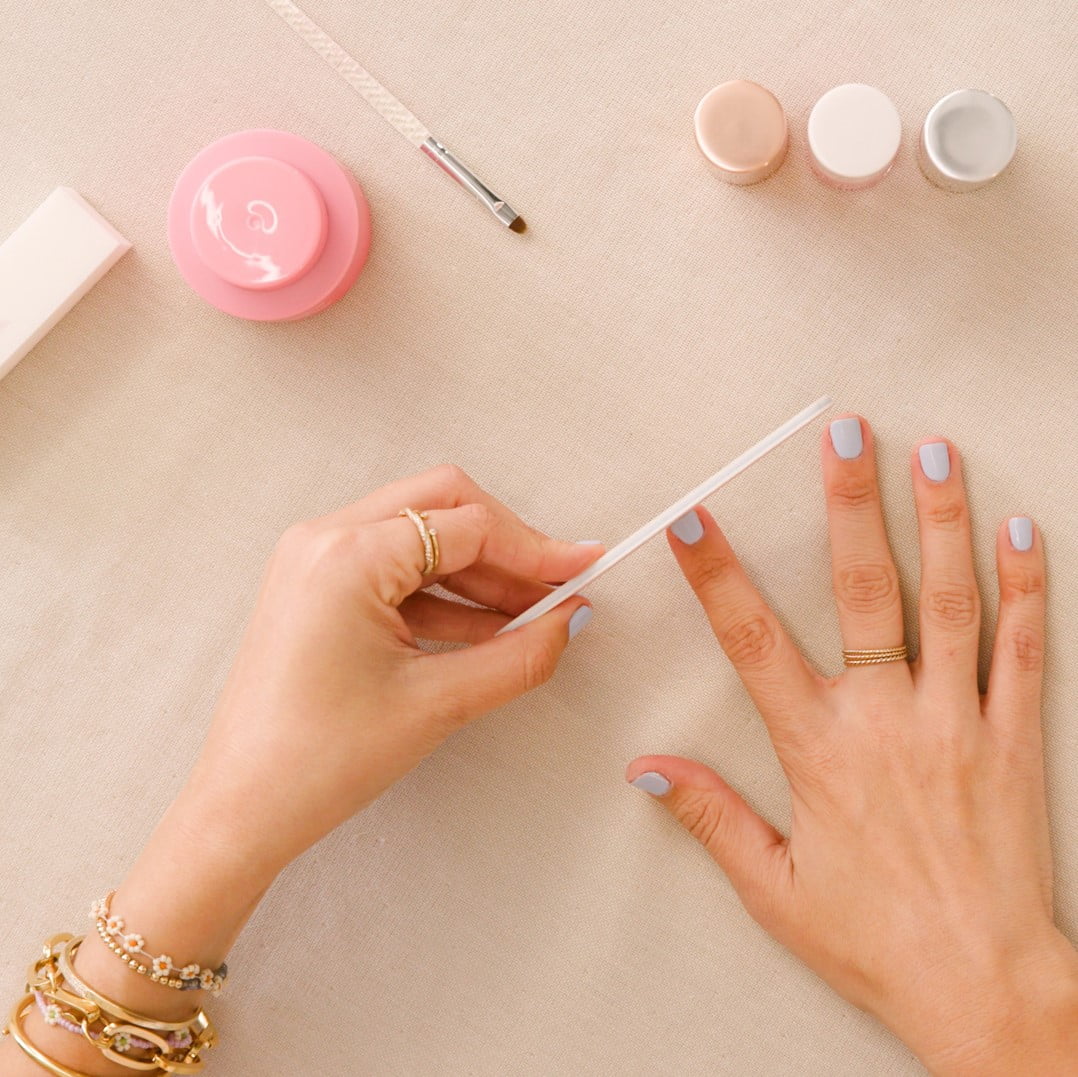 Olive & June Emory Board Pink Nail File 3-Pack, Unisex