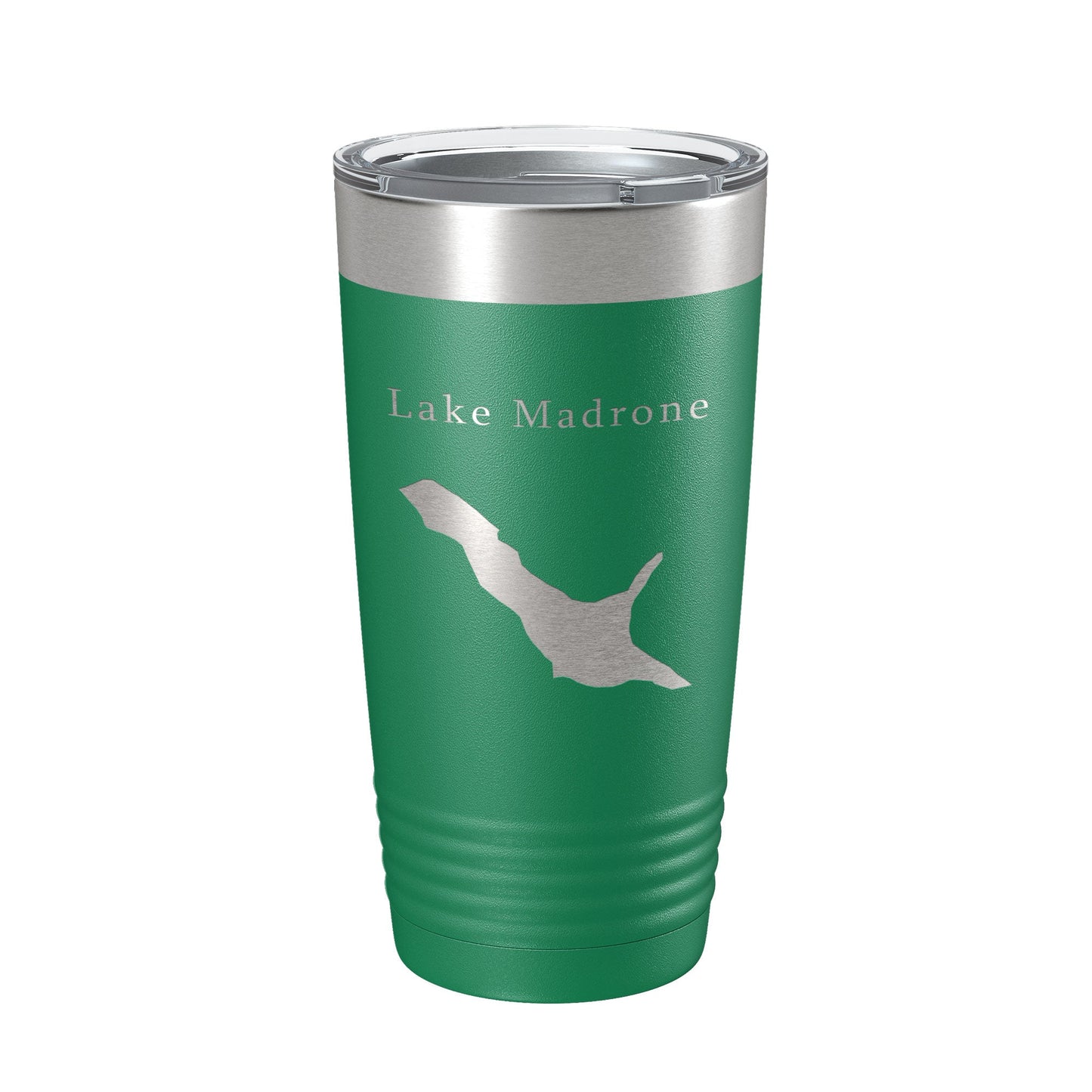 Lake Madrone Map Tumbler Travel Mug Insulated Laser Engraved Coffee Cup California 20 oz
