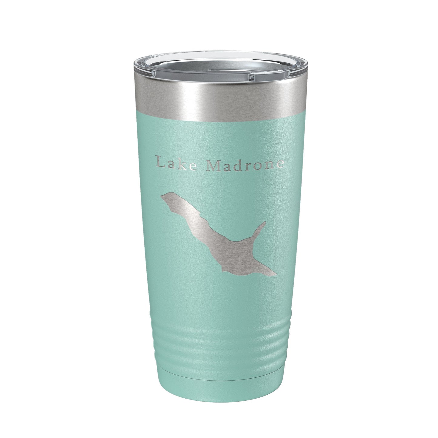 Lake Madrone Map Tumbler Travel Mug Insulated Laser Engraved Coffee Cup California 20 oz