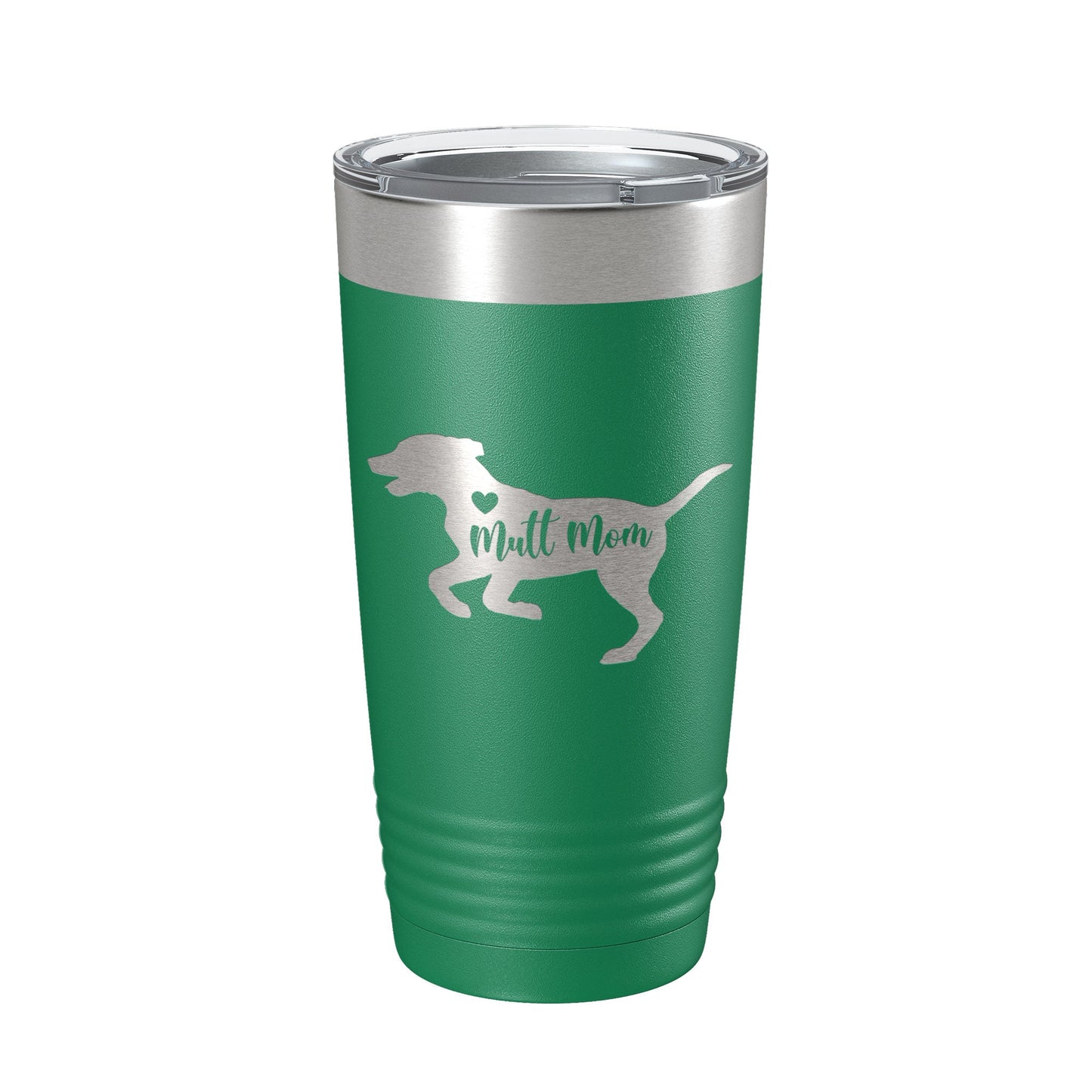 Mutt Mom Tumbler Dog Travel Mug Gift Insulated Laser Engraved Coffee Cup 20 oz