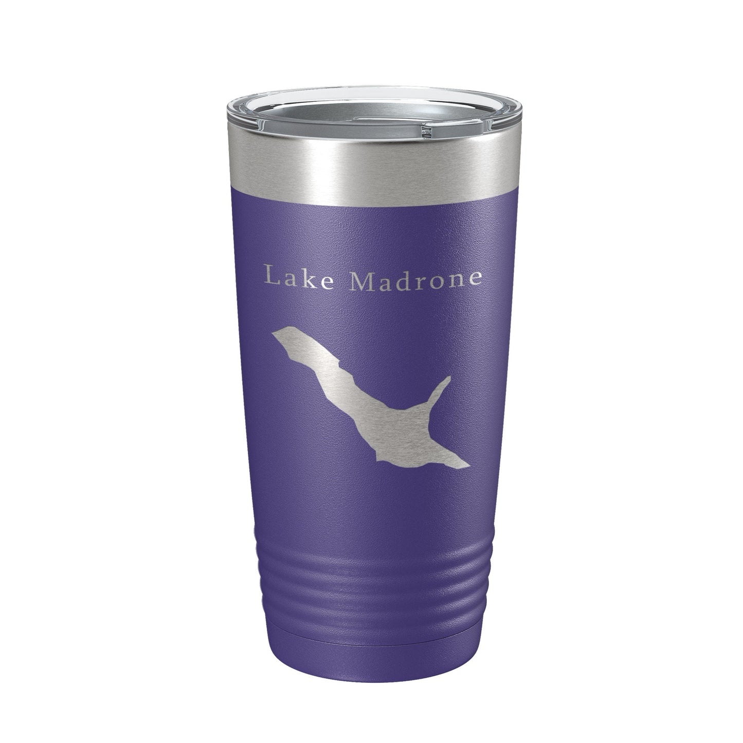 Lake Madrone Map Tumbler Travel Mug Insulated Laser Engraved Coffee Cup California 20 oz