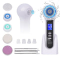 NEXPURE Facial Cleansing Brush - IPX7 Waterproof with LCD Screen, Electric face scrubber for Exfoliation, Massage and Deep Cleansing