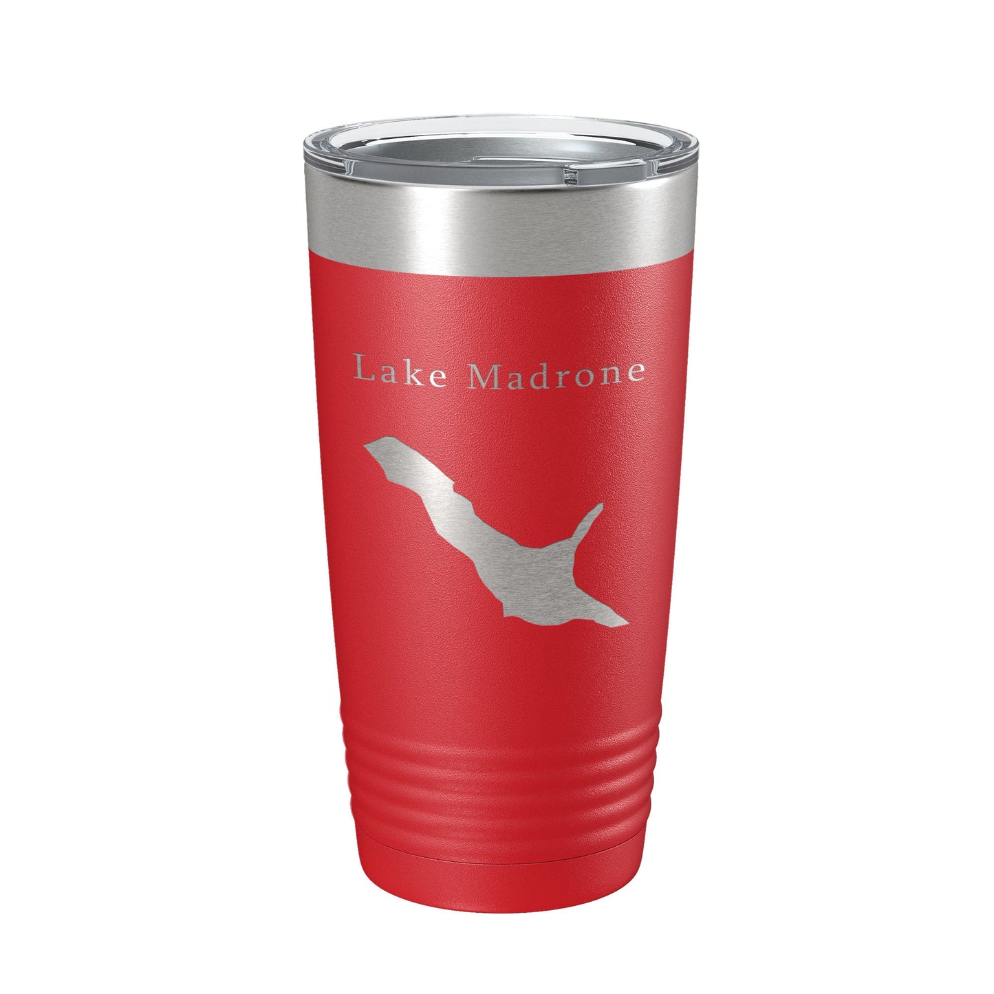 Lake Madrone Map Tumbler Travel Mug Insulated Laser Engraved Coffee Cup California 20 oz