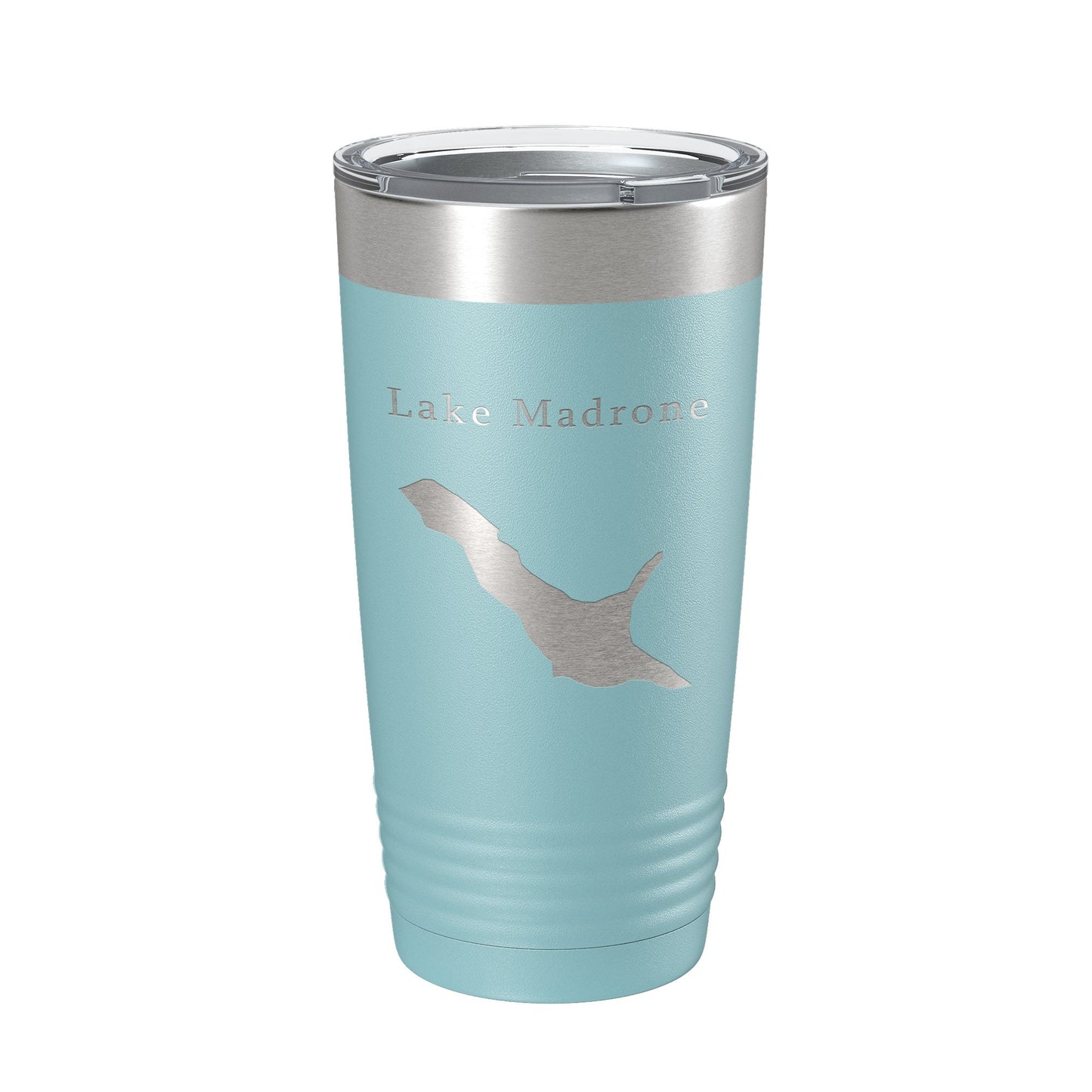 Lake Madrone Map Tumbler Travel Mug Insulated Laser Engraved Coffee Cup California 20 oz